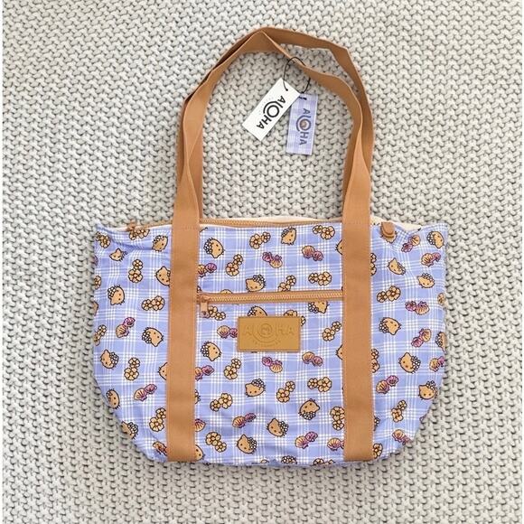 Aloha Collection• HELLO KITTY SUPER CUTE SPECIAL EDITION Nylon Zipper Tote - Picture 2 of 8